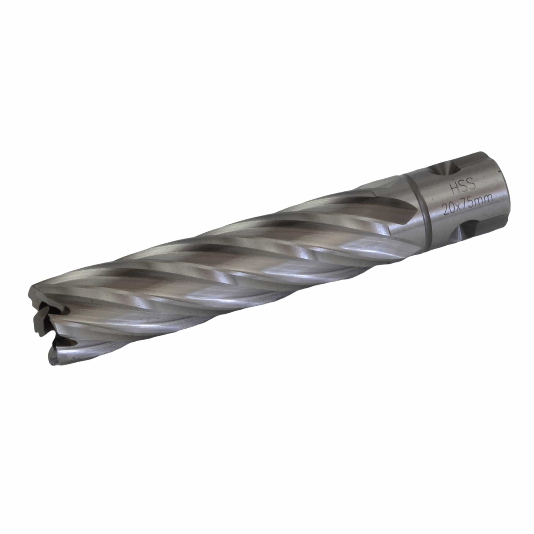 20 x 75mm D.O.C HSS Weldon Shank Annular Cutter - Twin Eagle Imports