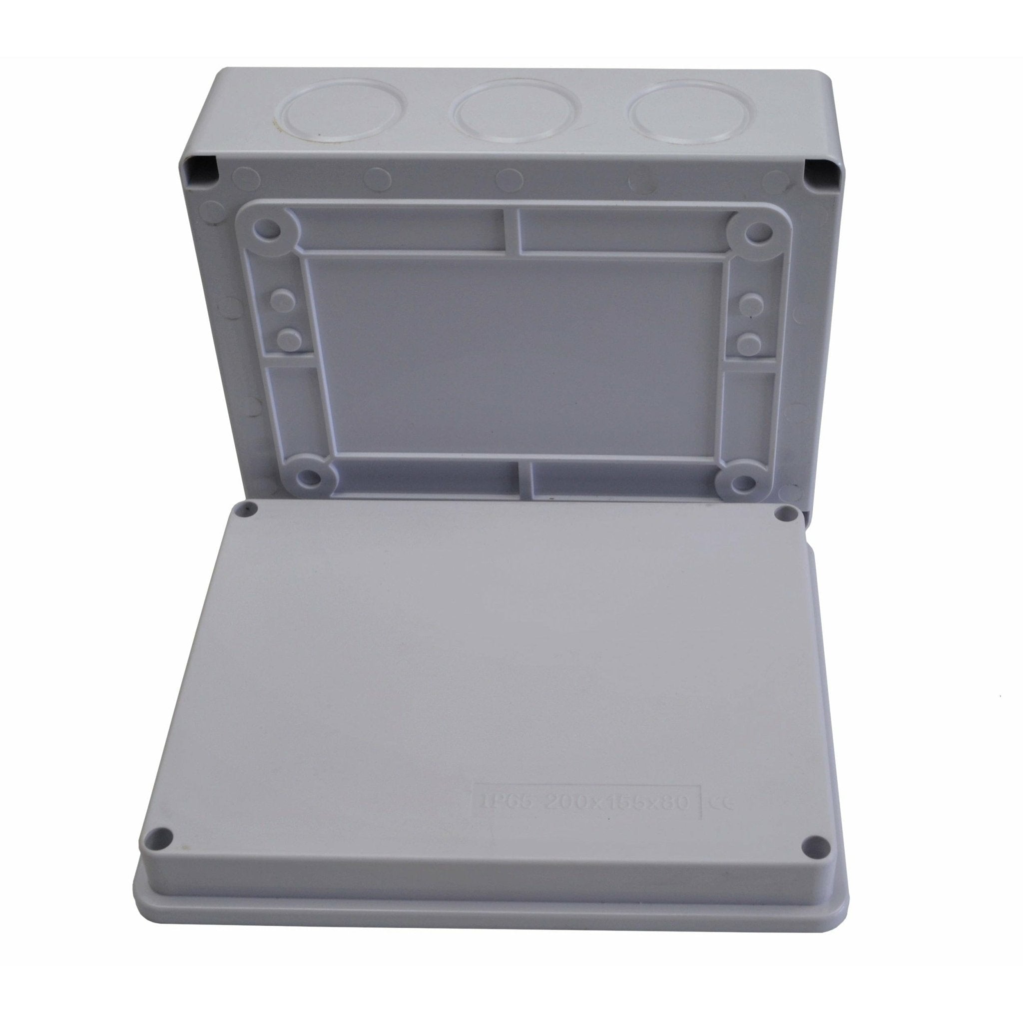 200x155x80 mm No Grommet IP65 Waterproof Junction Box - Twin Eagle Imports