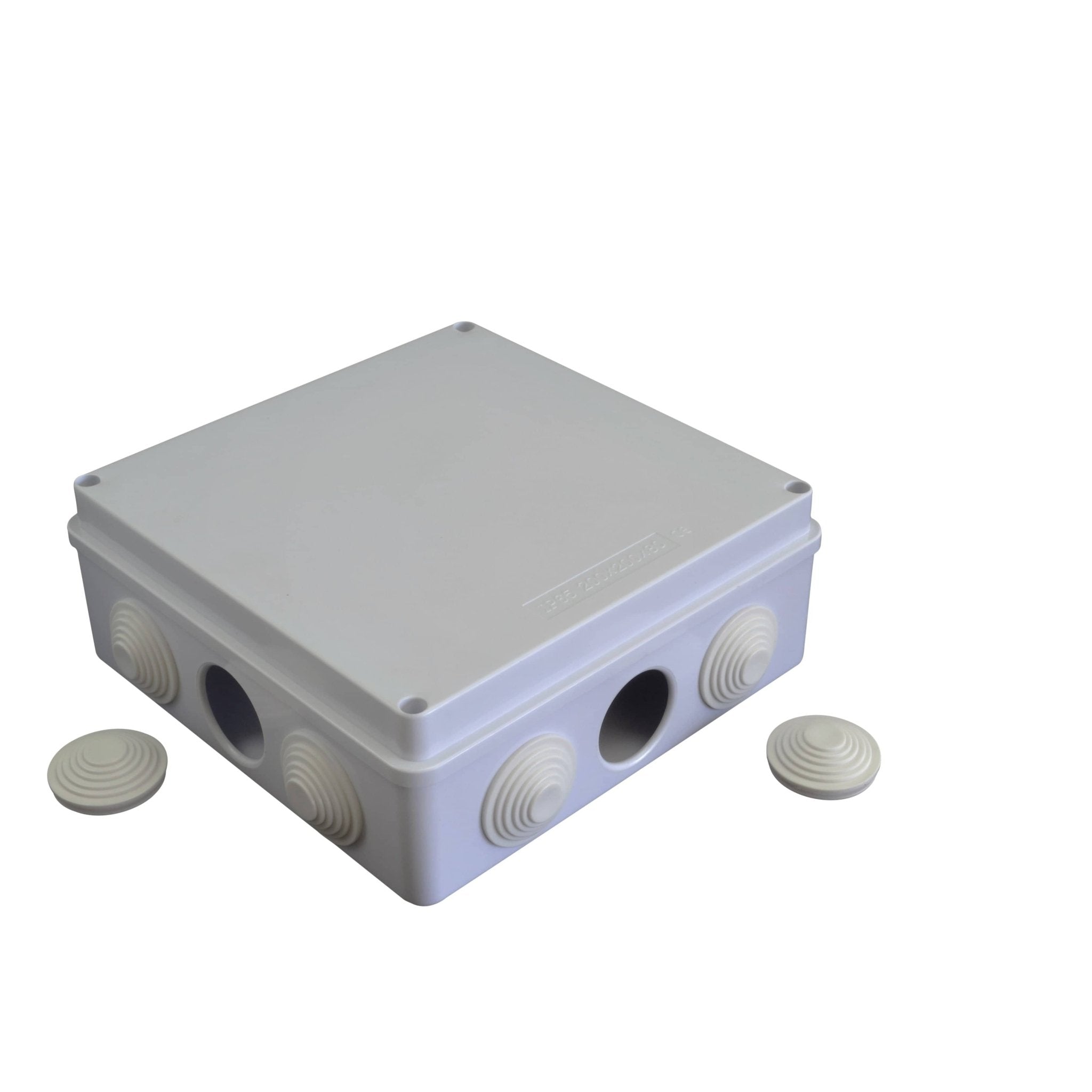 200x200x80 mm ABS Plastic IP65 Waterproof Junction Box - Twin Eagle Imports