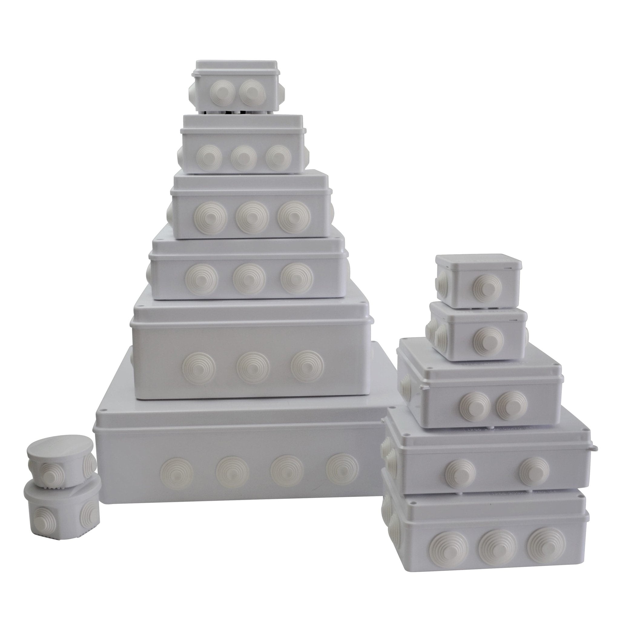 200x200x80 mm ABS Plastic IP65 Waterproof Junction Box - Twin Eagle Imports