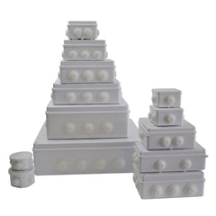 200x200x80 mm ABS Plastic IP65 Waterproof Junction Box - Twin Eagle Imports