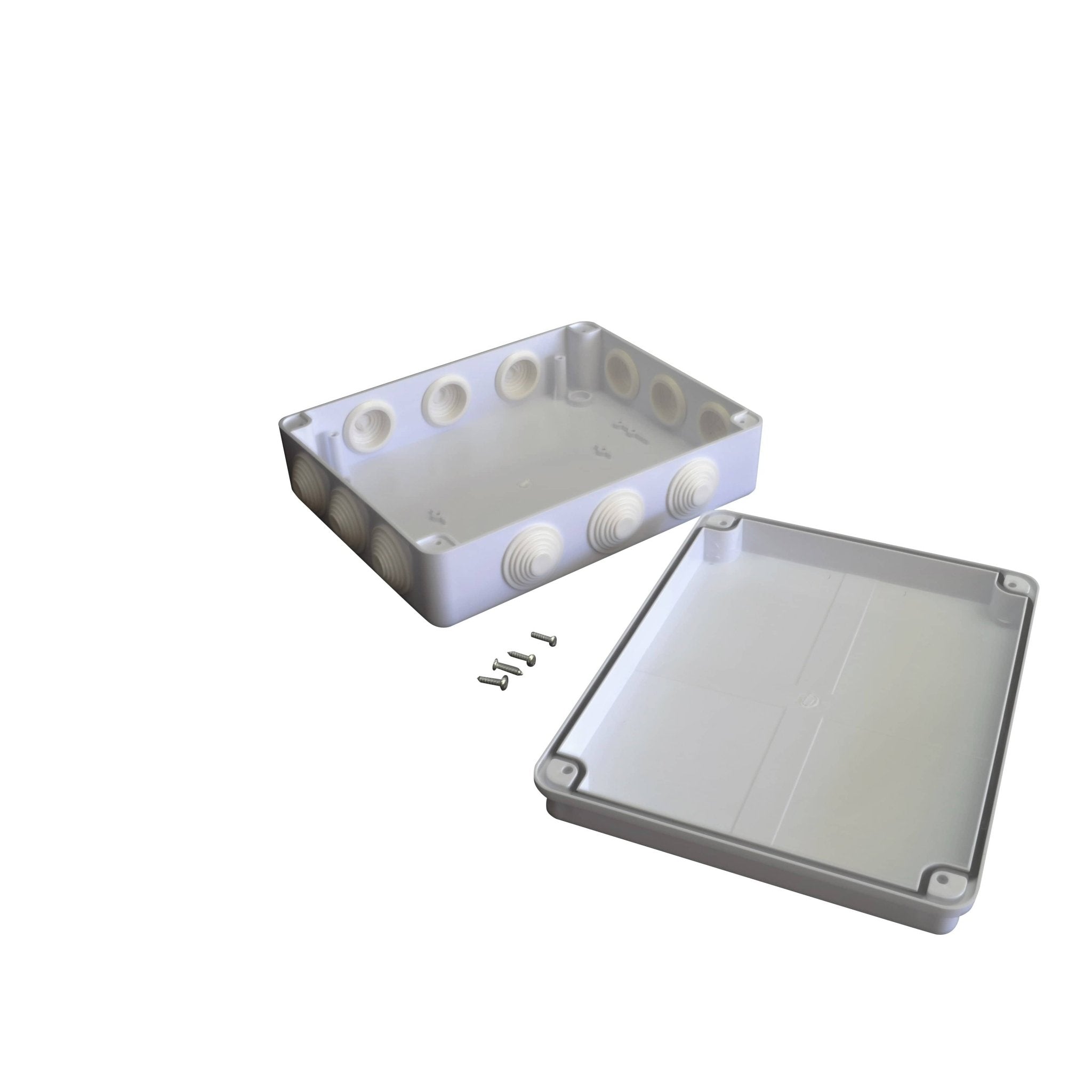 255x200x80 mm ABS Plastic IP65 Waterproof Junction Box - Twin Eagle Imports