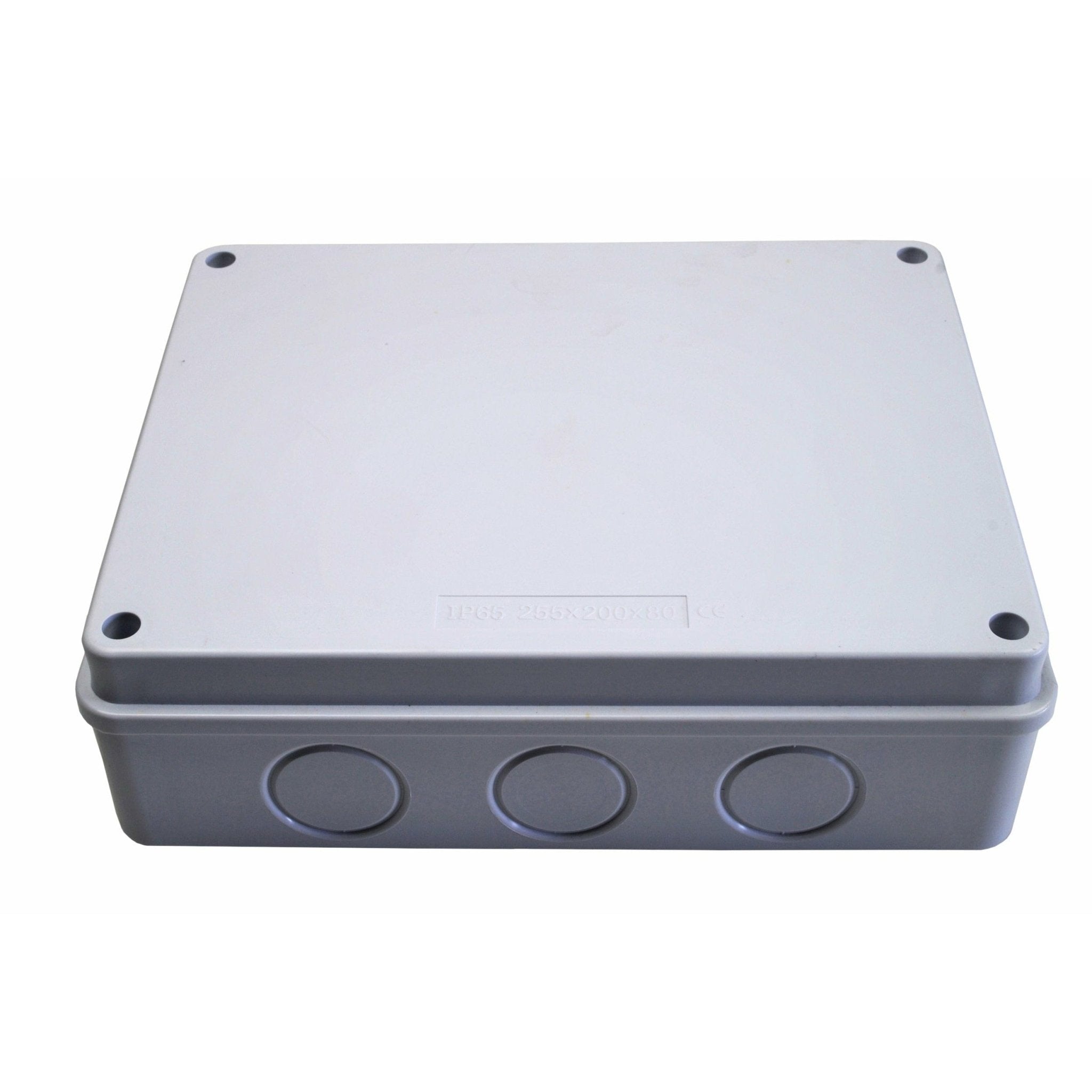 255x200x80 mm No Grommet IP65 Waterproof Junction Box - Twin Eagle Imports