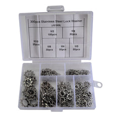 300pc Stainless Steel Lock Washer Grab Kit - Twin Eagle Imports