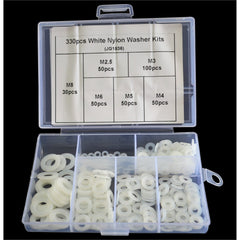 330pc Metric Nylon Washer Grab Kit Assortment - Twin Eagle Imports