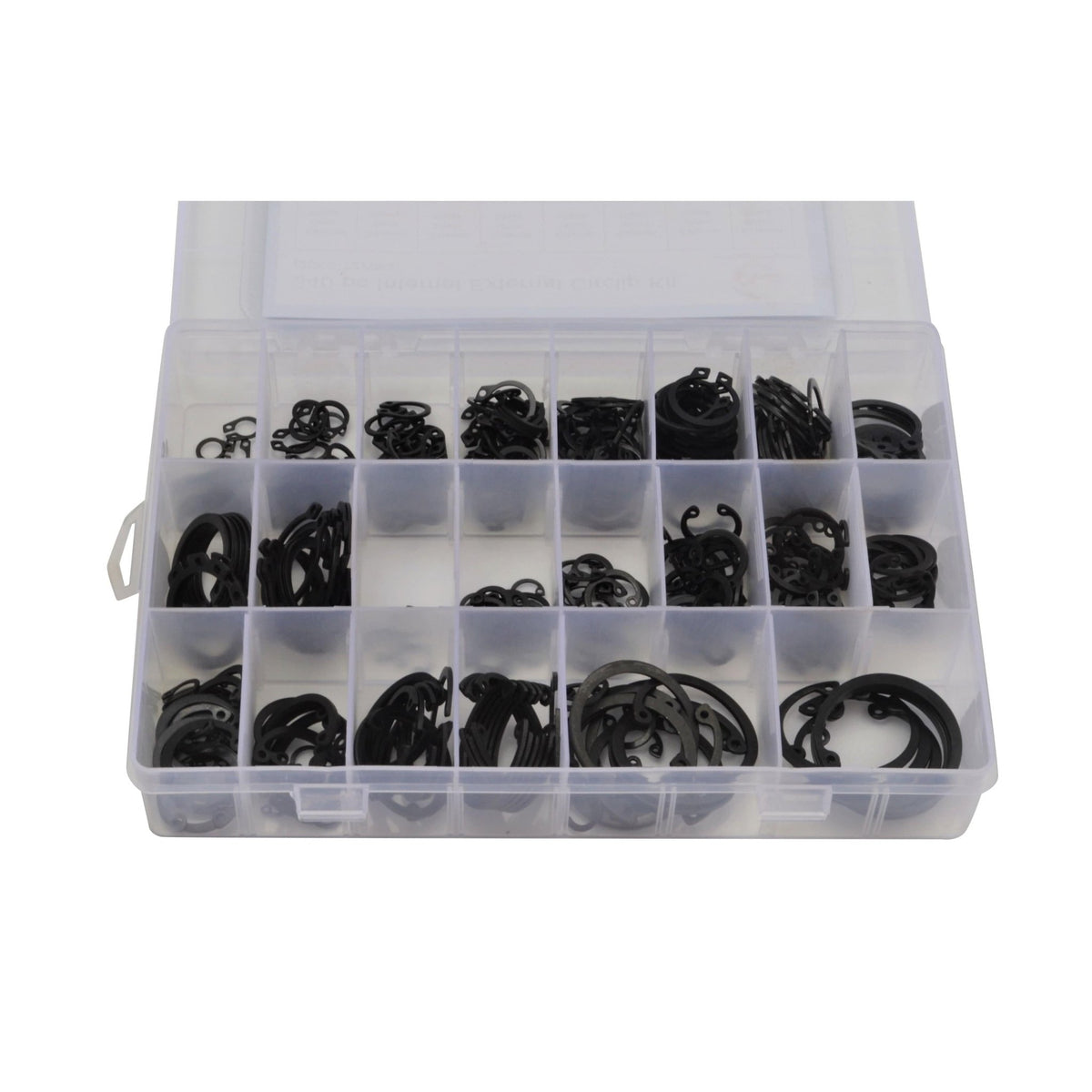 340pc Internal External Circlip Snap Ring - Twin Eagle Imports