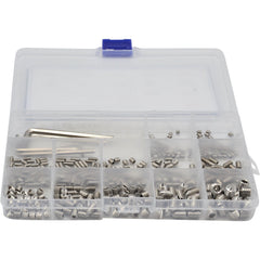 410 Piece Stainless Steel Metric Set Screw Grab Kit Assortment - Twin Eagle Imports