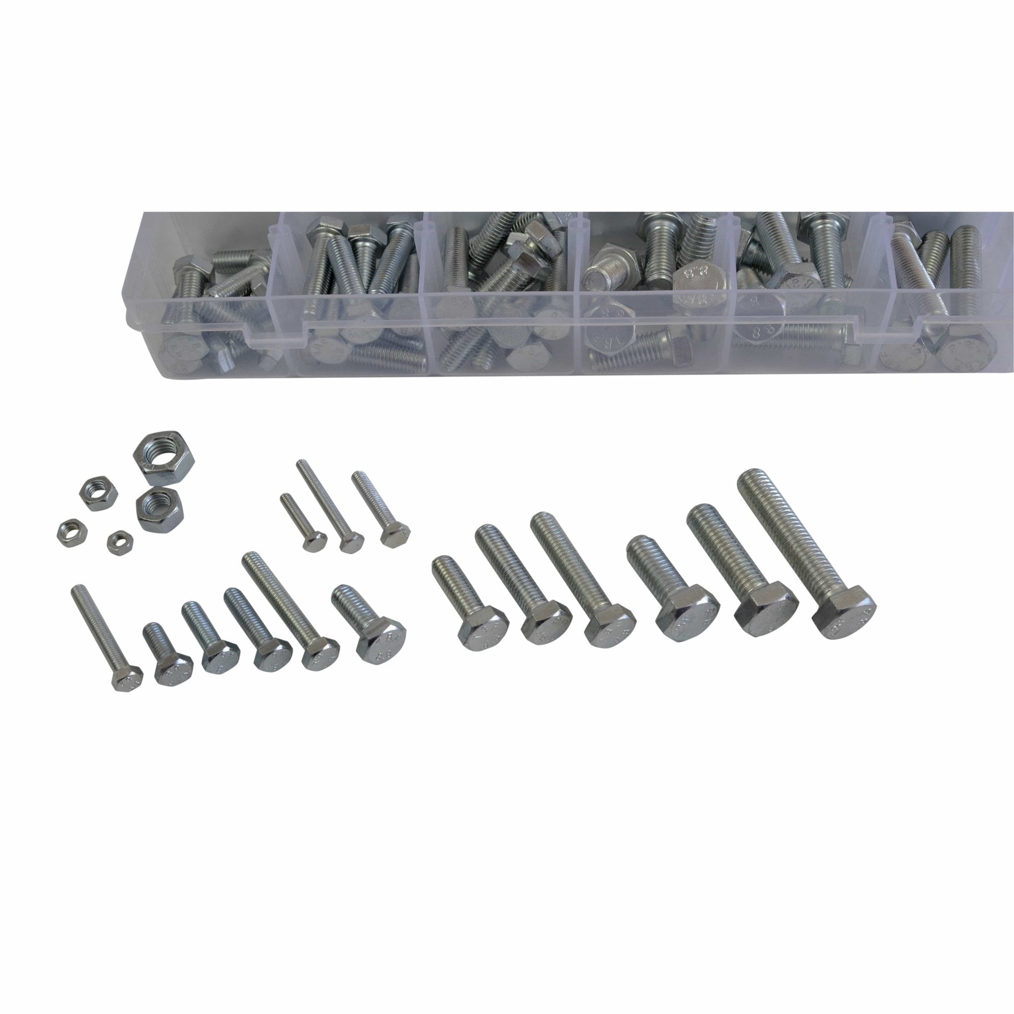 424pc High Tensile Metric Nut and Bolt Grab Kit - Twin Eagle Imports