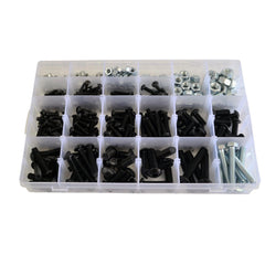 425pc Button Head Cap Screw Bolts Grab Kit - Twin Eagle Imports