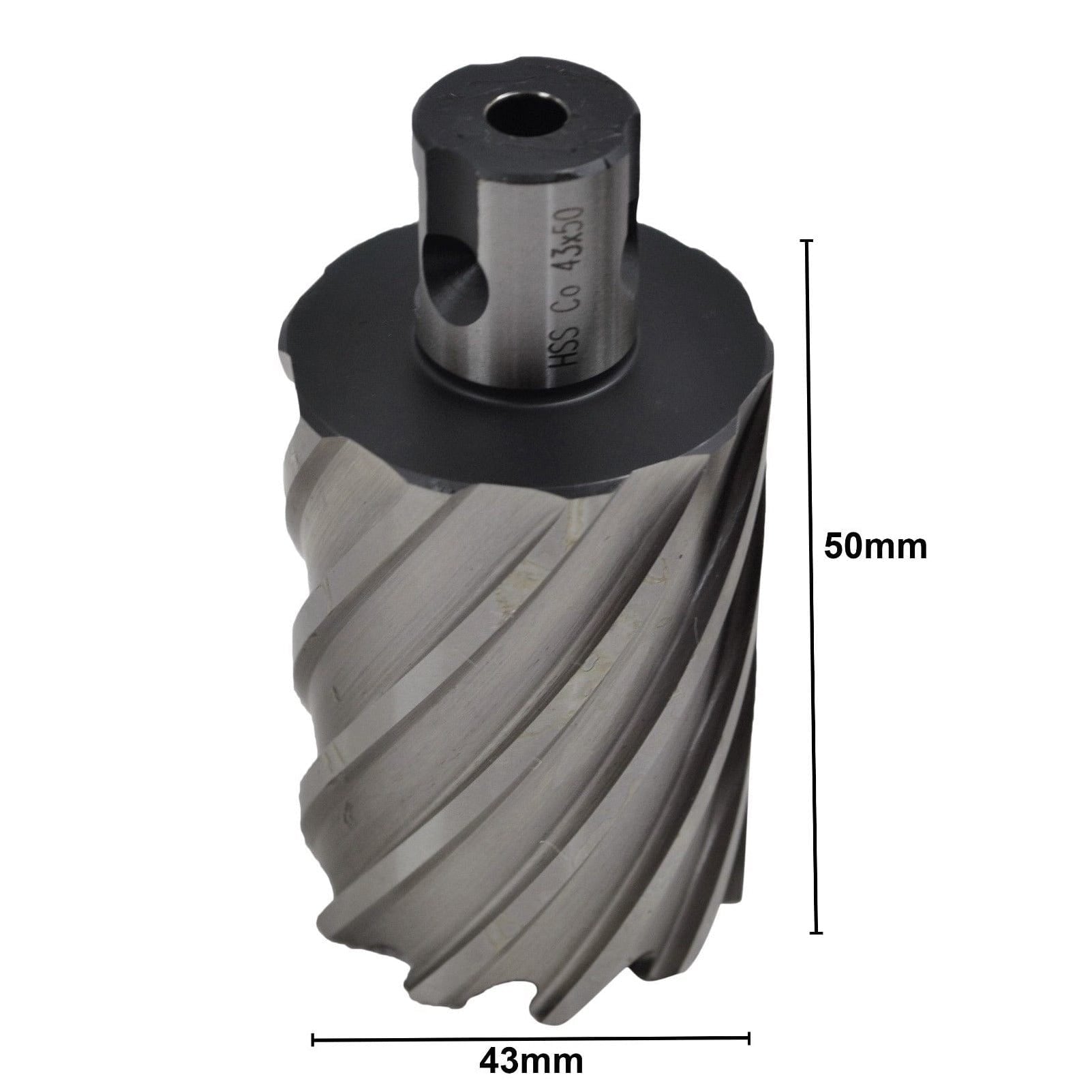 43 x 50mm D.O.C HSS 3/4" Universal Shank Annular Cutter - Twin Eagle Imports