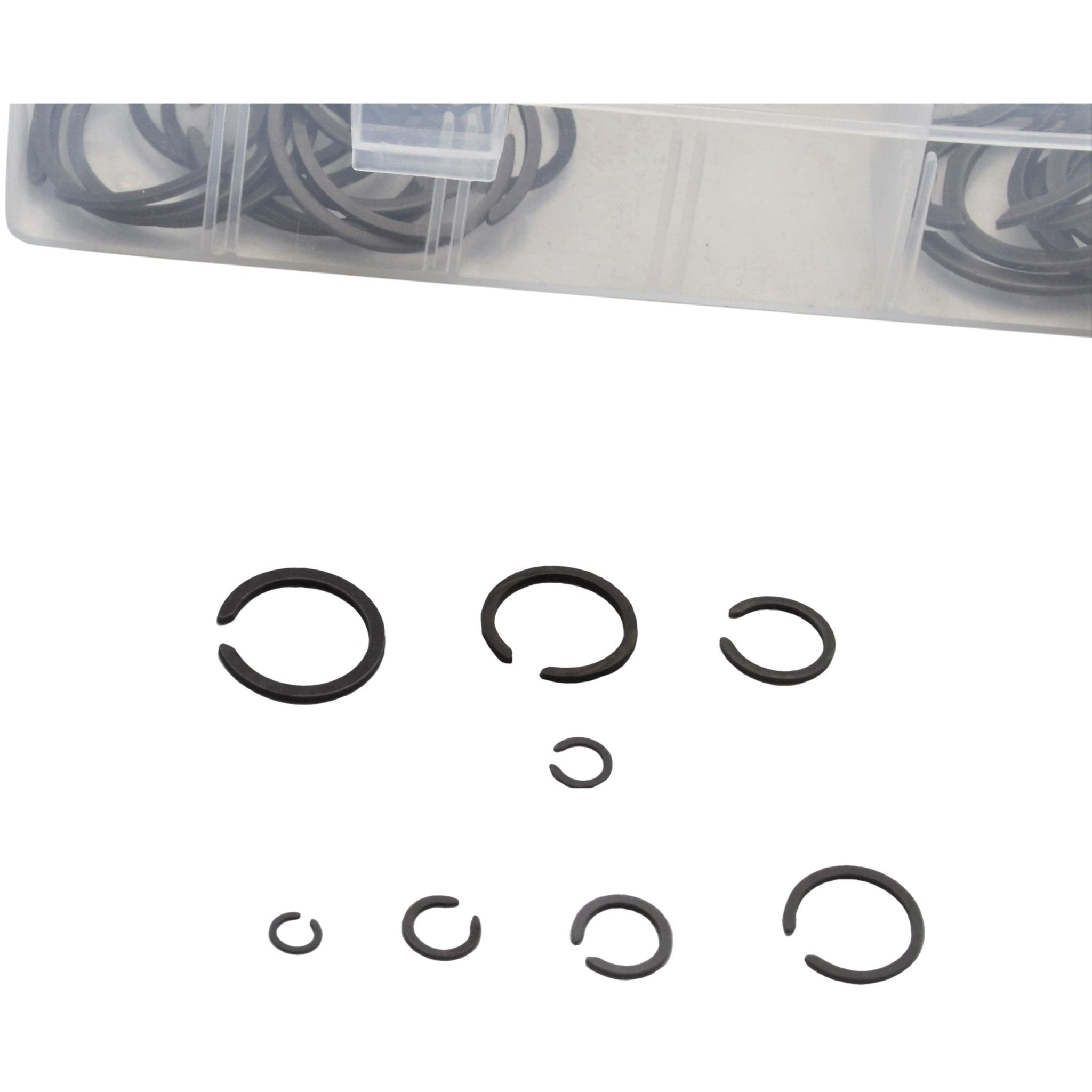 430pc 65 Mn Metric Snap Ring Retainer Grab Kit Assortment - Twin Eagle Imports