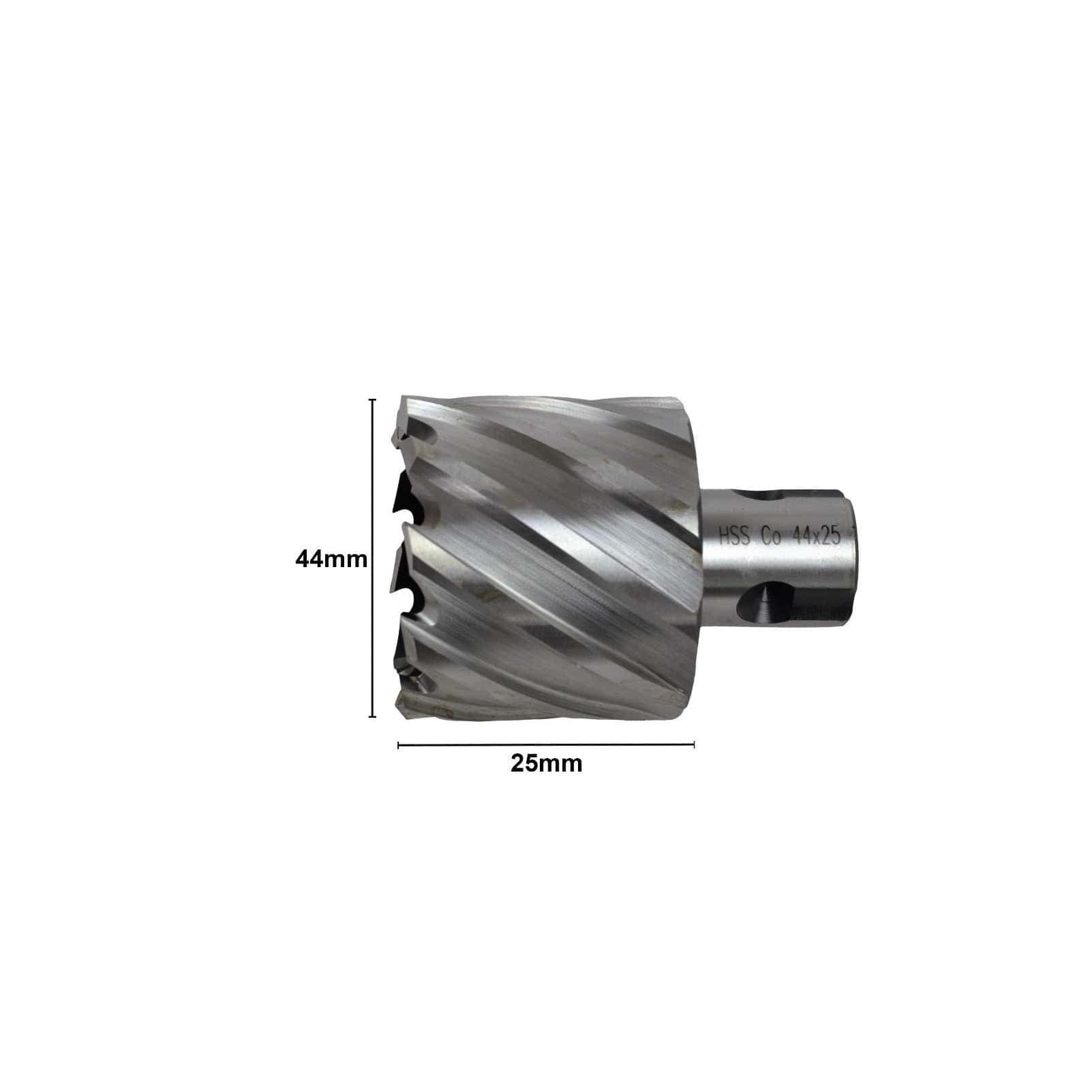 44 x 25mm D.O.C HSS 3/4" Universal Shank Annular Cutter - Twin Eagle Imports