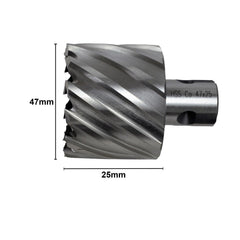 47 x 25mm D.O.C HSS 3/4" Universal Shank Annular Cutter - Twin Eagle Imports
