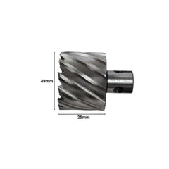 49 x 25mm D.O.C HSS 3/4" Universal Shank Annular Cutter - Twin Eagle Imports