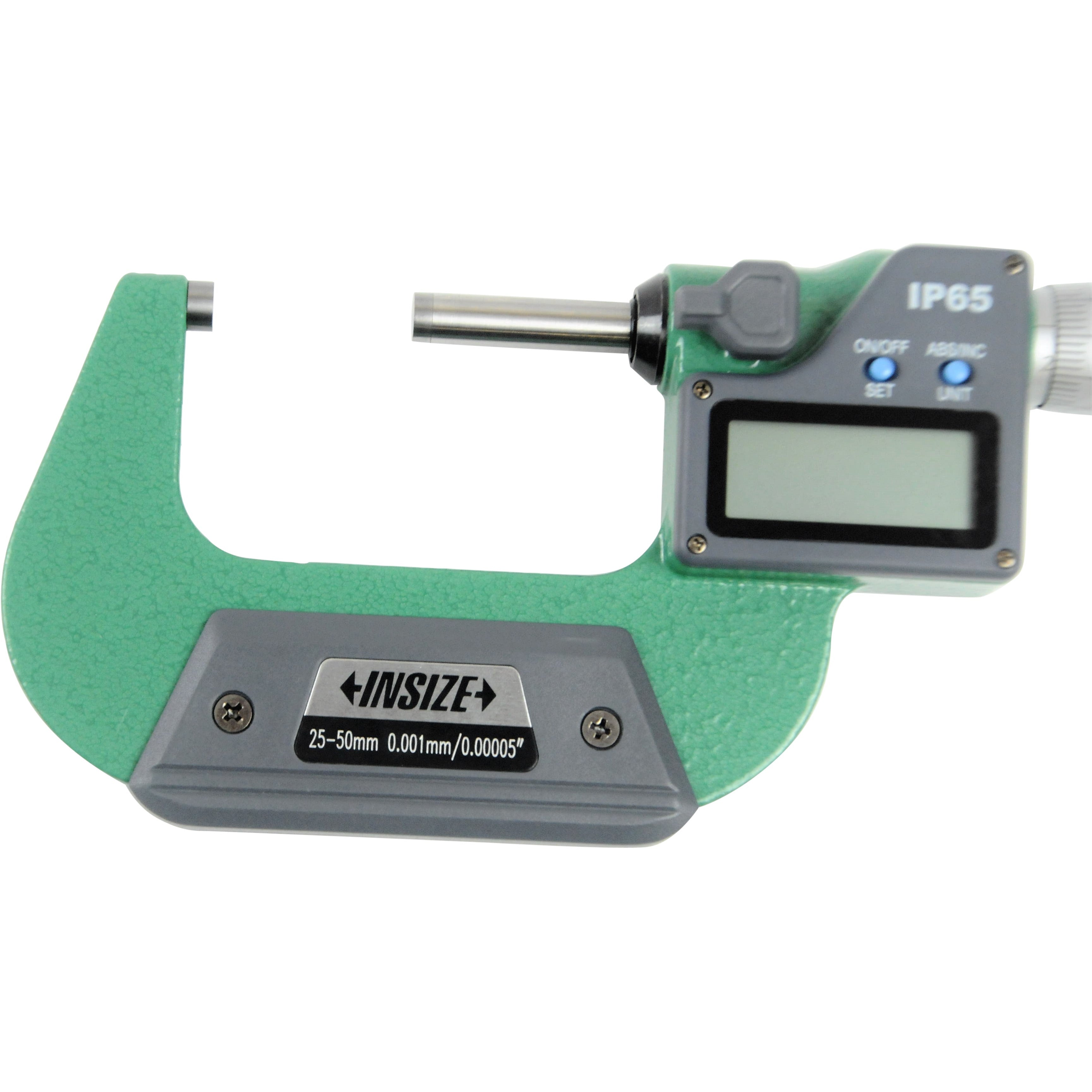 Insize IP65 Digital Outside Micrometer 25-50mm / 1-2" Range Series 3108-50A