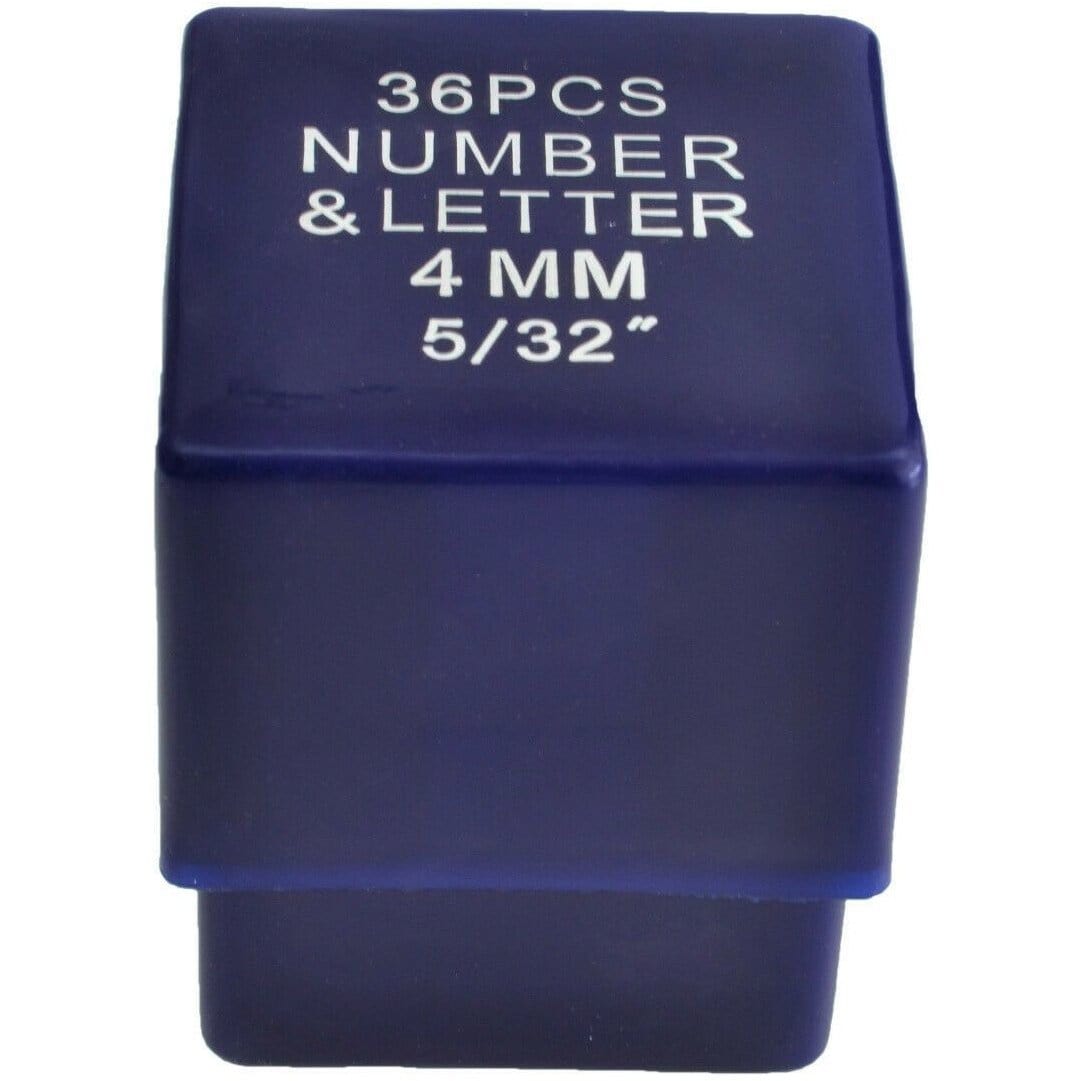 4mm Letter and Number Stamp Punch 36 Piece - Twin Eagle Imports