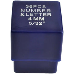 4mm Letter and Number Stamp Punch 36 Piece - Twin Eagle Imports