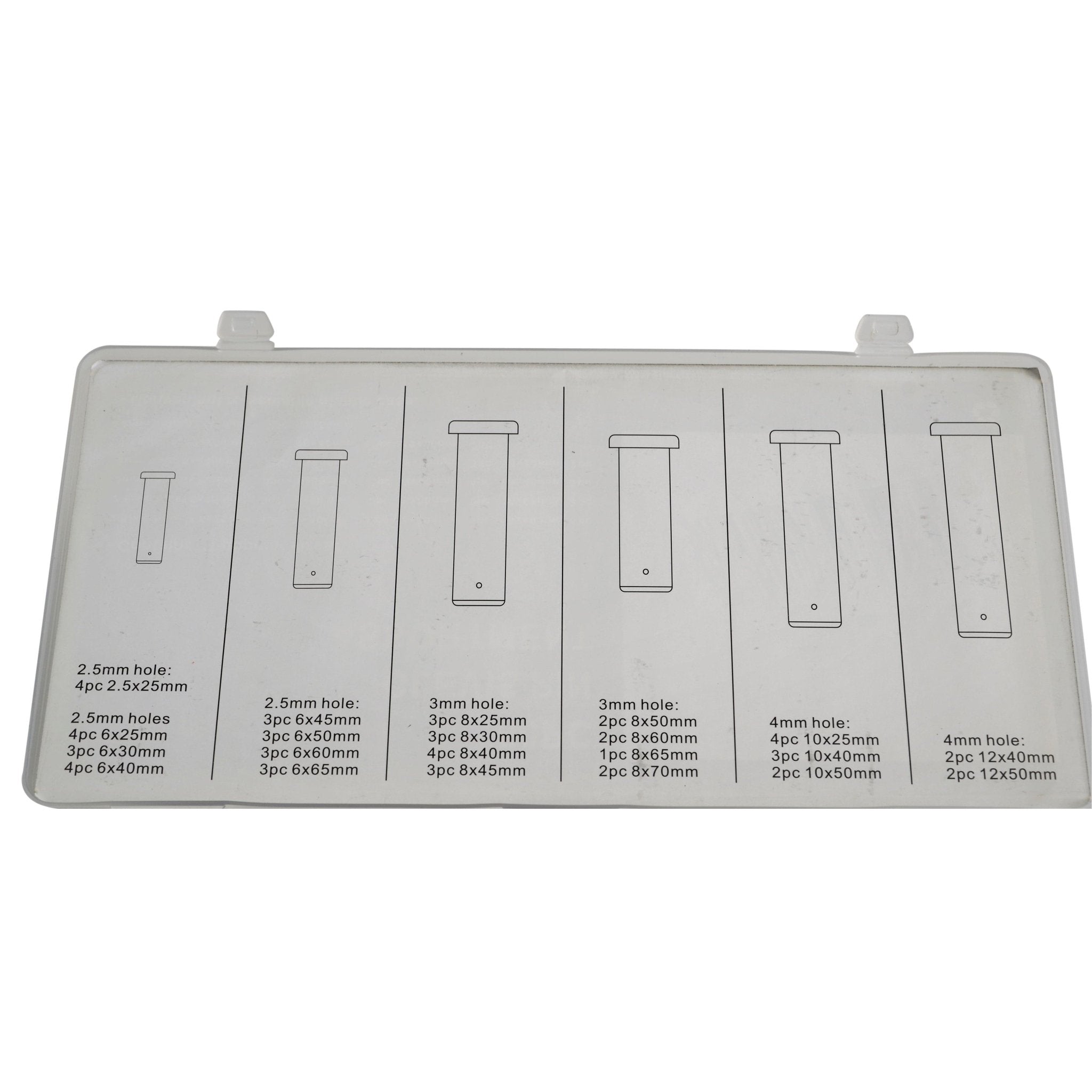 60pc Metric Clevis Pins Grab Kit - Twin Eagle Imports