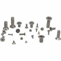 648 Piece 304 Stainless Steel Countersink Cap Screw Grab Kit Assortment - Twin Eagle Imports