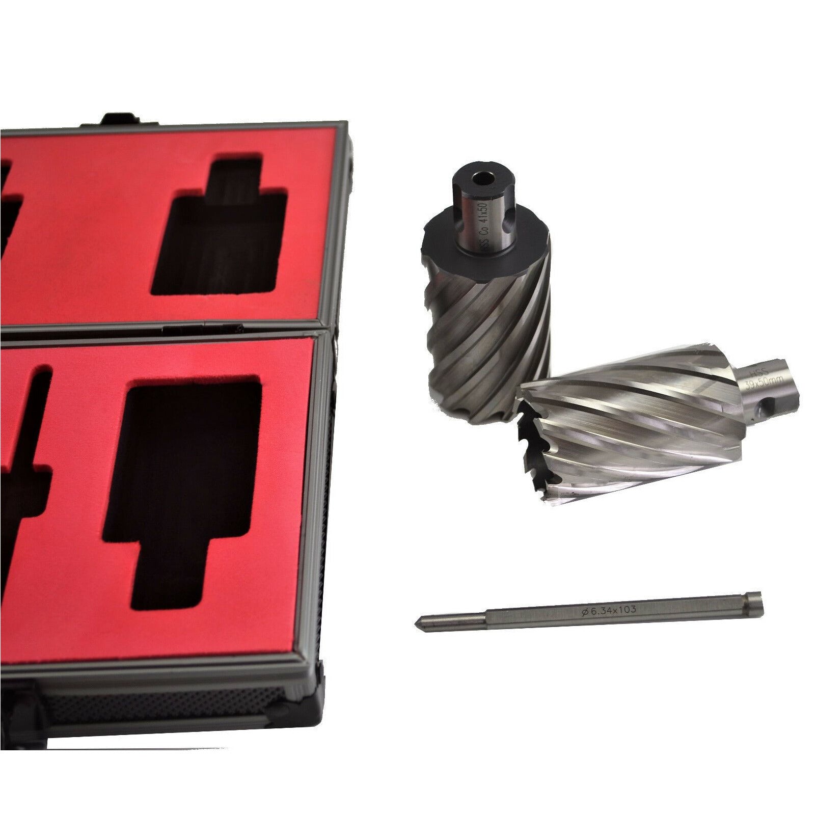 annular cutter kit includes 40x50mm and 42x50mm Broach cutter HSS universal shank CNC industrial metalwork