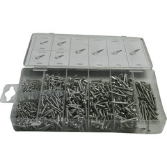 750 Piece Phillips head sheet metal screws grab kit assortment - Twin Eagle Imports