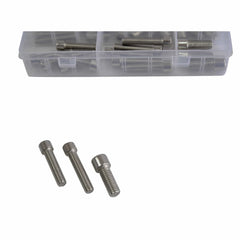90pc Stainless Steel Cap Screw Bolt Assortment Grab Kit - Twin Eagle Imports