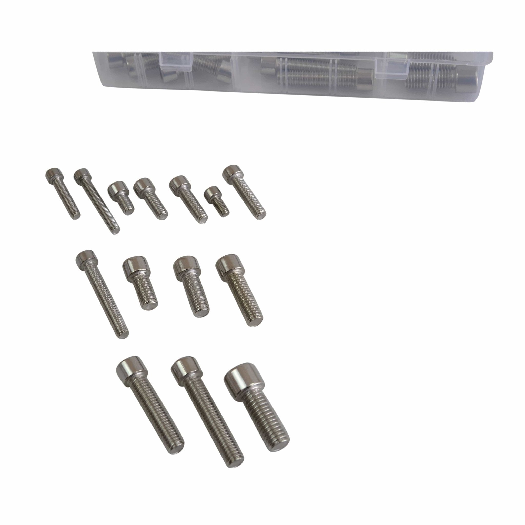 90pc Stainless Steel Cap Screw Bolt Assortment Grab Kit - Twin Eagle Imports