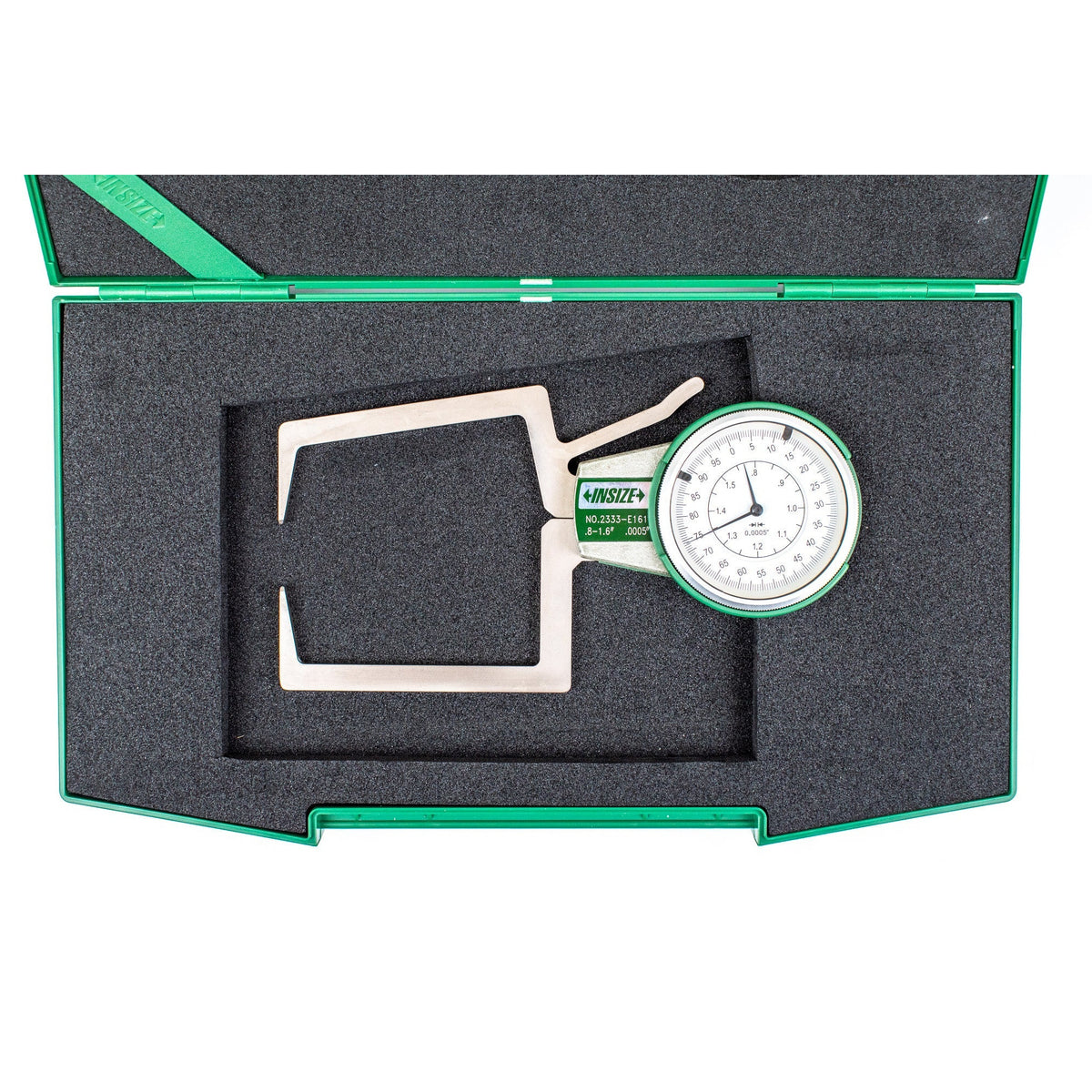 Insize External Dial Caliper Gauge 0.8-1.6" Range Series 2333-E161