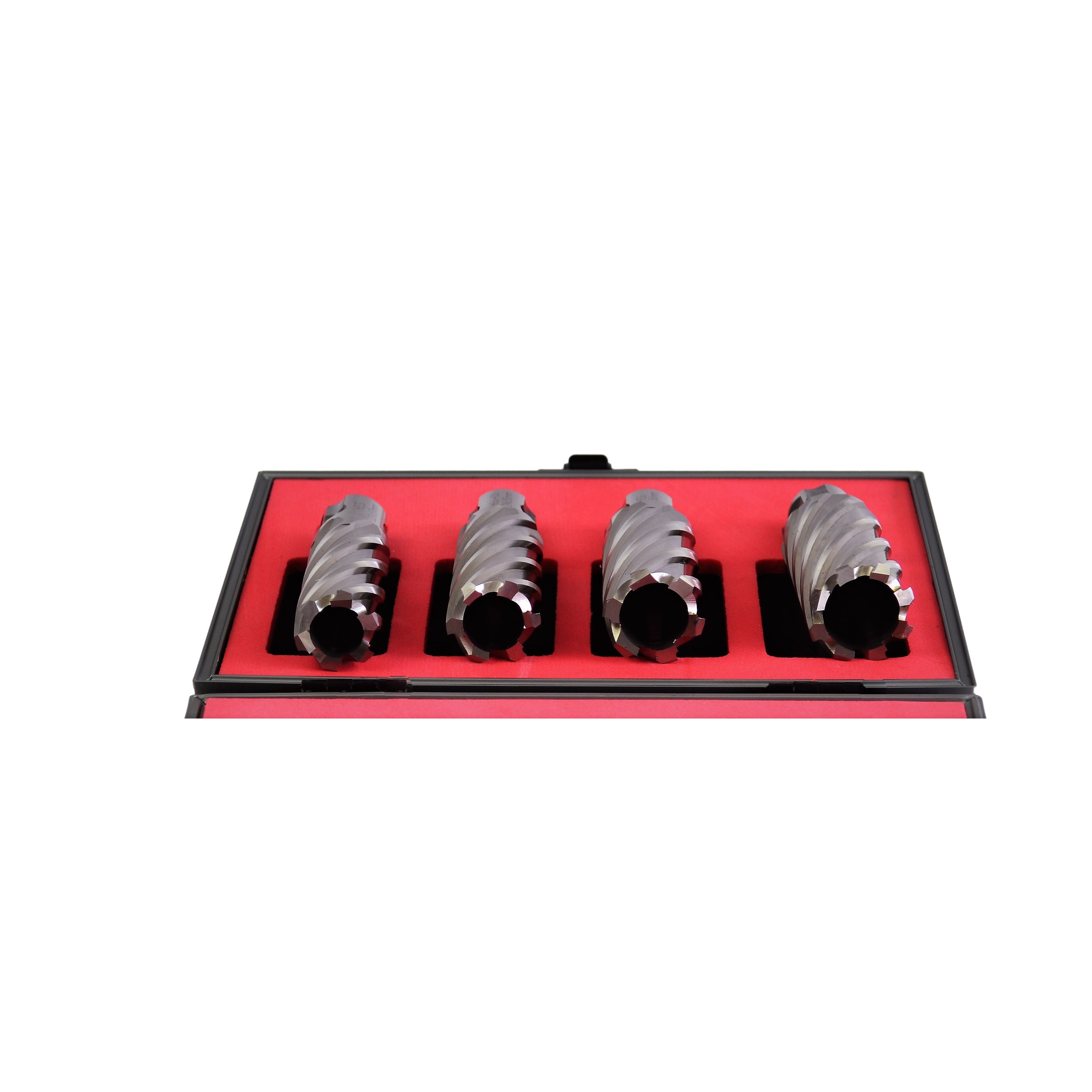 annular cutter kit assorted size 22x50,24x50,26x50,28x50mm universal shank HSS broach cutter CNC metalwork supplies industrial