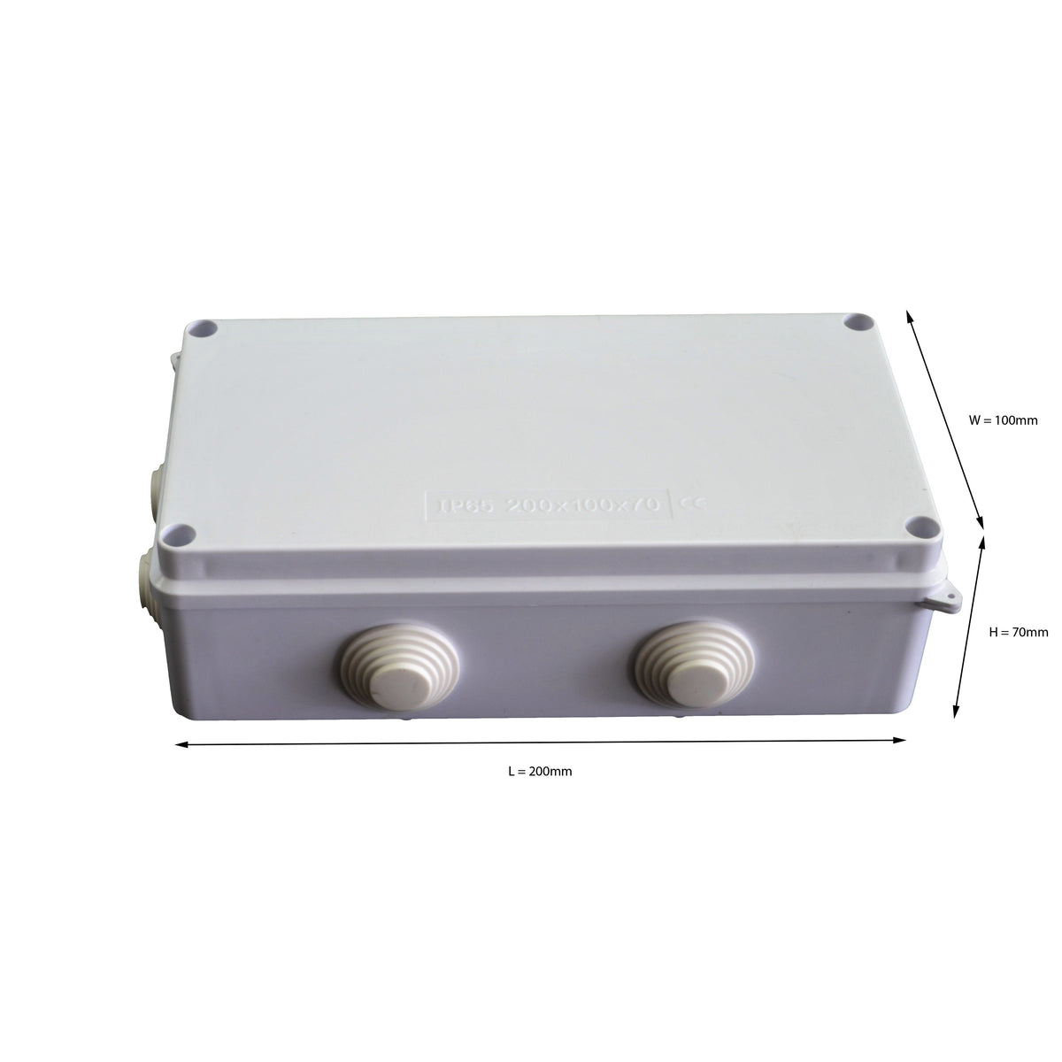 200x100x70 mm ABS Plastic IP65 Waterproof Junction Box