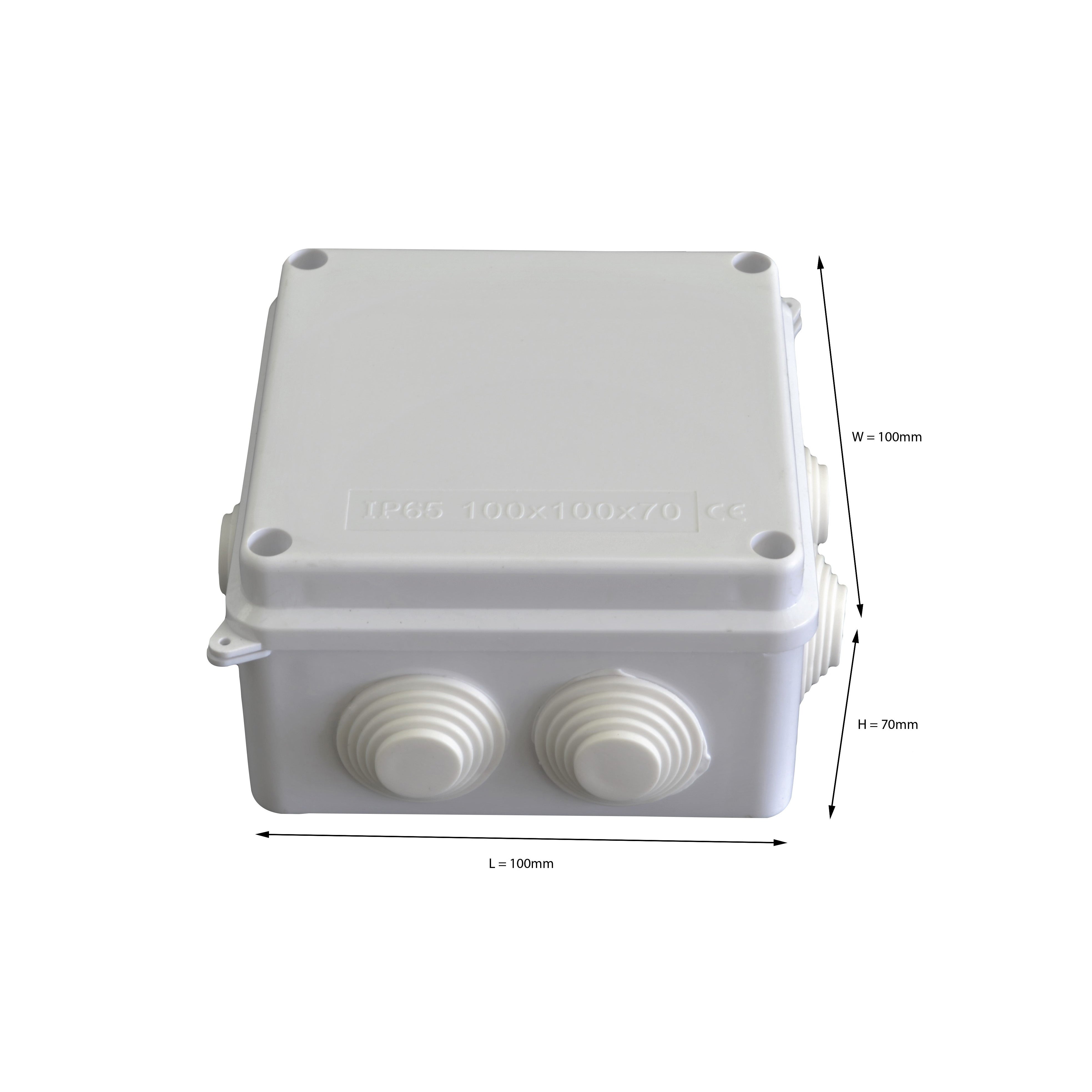 100x100x70 mm ABS Plastic IP65 Waterproof Junction Box