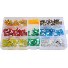 140 Piece Mini Micro Low Profile Car Auto Fuse Kit 5 Amp up to 30 Amp Grab Kit Assortment