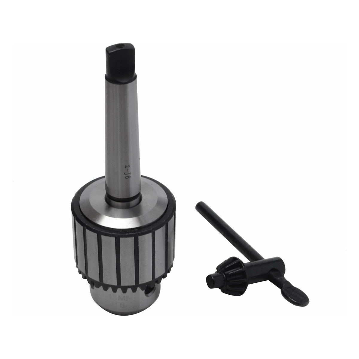 1 - 13mm Key Drill Chuck includes JT6 MT2 Arbor