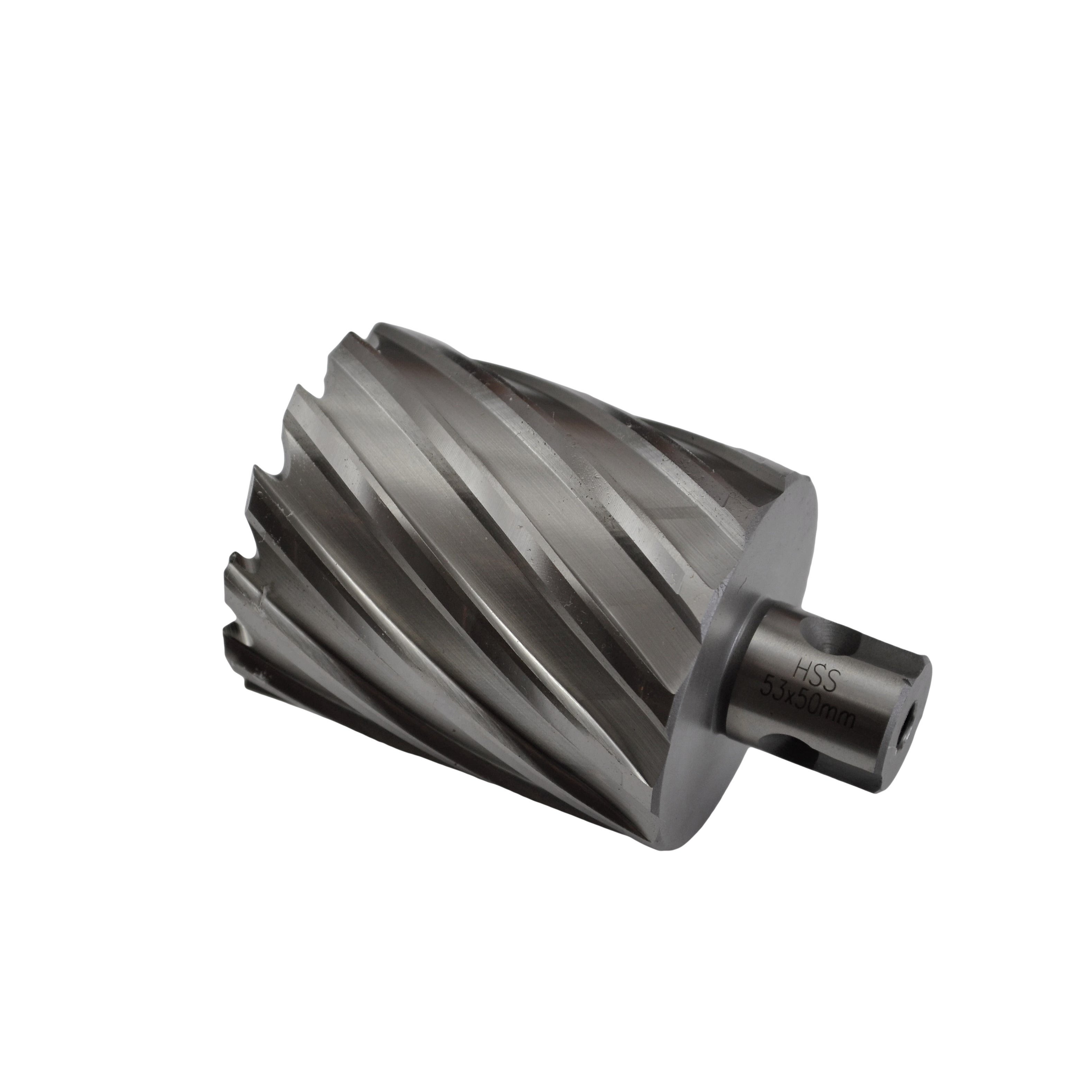 annular cutter 53x50mm HSS CNC broach cutter universal shank rotabroch slugger industrial metalwork supplies 