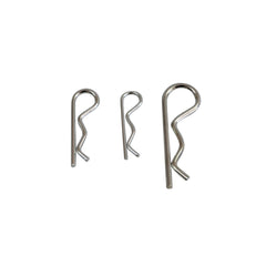 150 Piece R Pin clip grab kit assortment  R1 up to R4-75 mm Hitch Pin