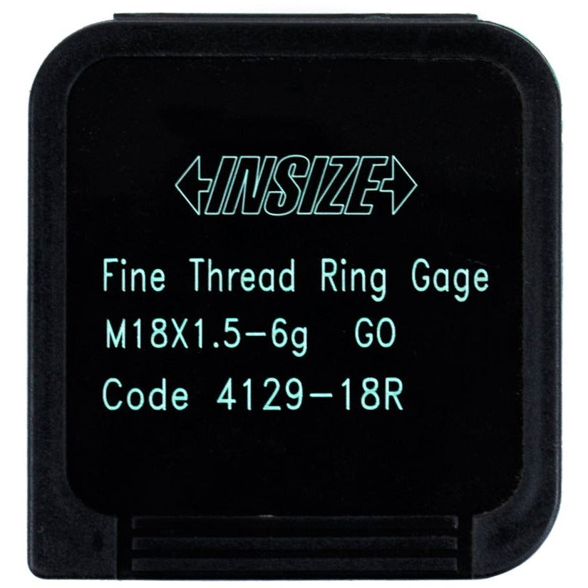 Insize GO Thread Ring Gauge M18X1.5 Series 4129-18R