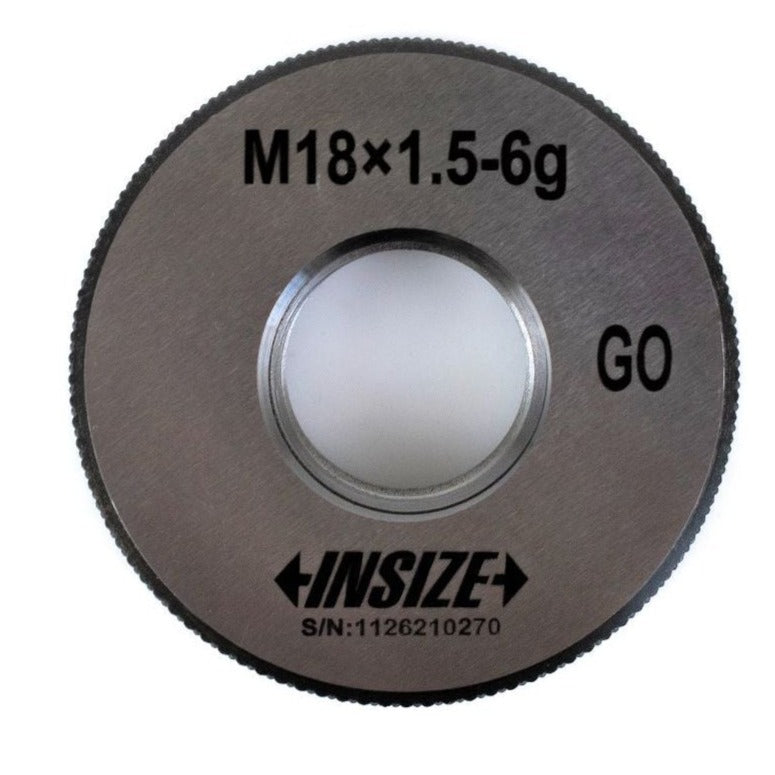 Insize GO Thread Ring Gauge M18X1.5 Series 4129-18R