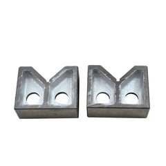 3" cast iron angle v block B3 matched pair machining milling cnc measurement metalwork industrial