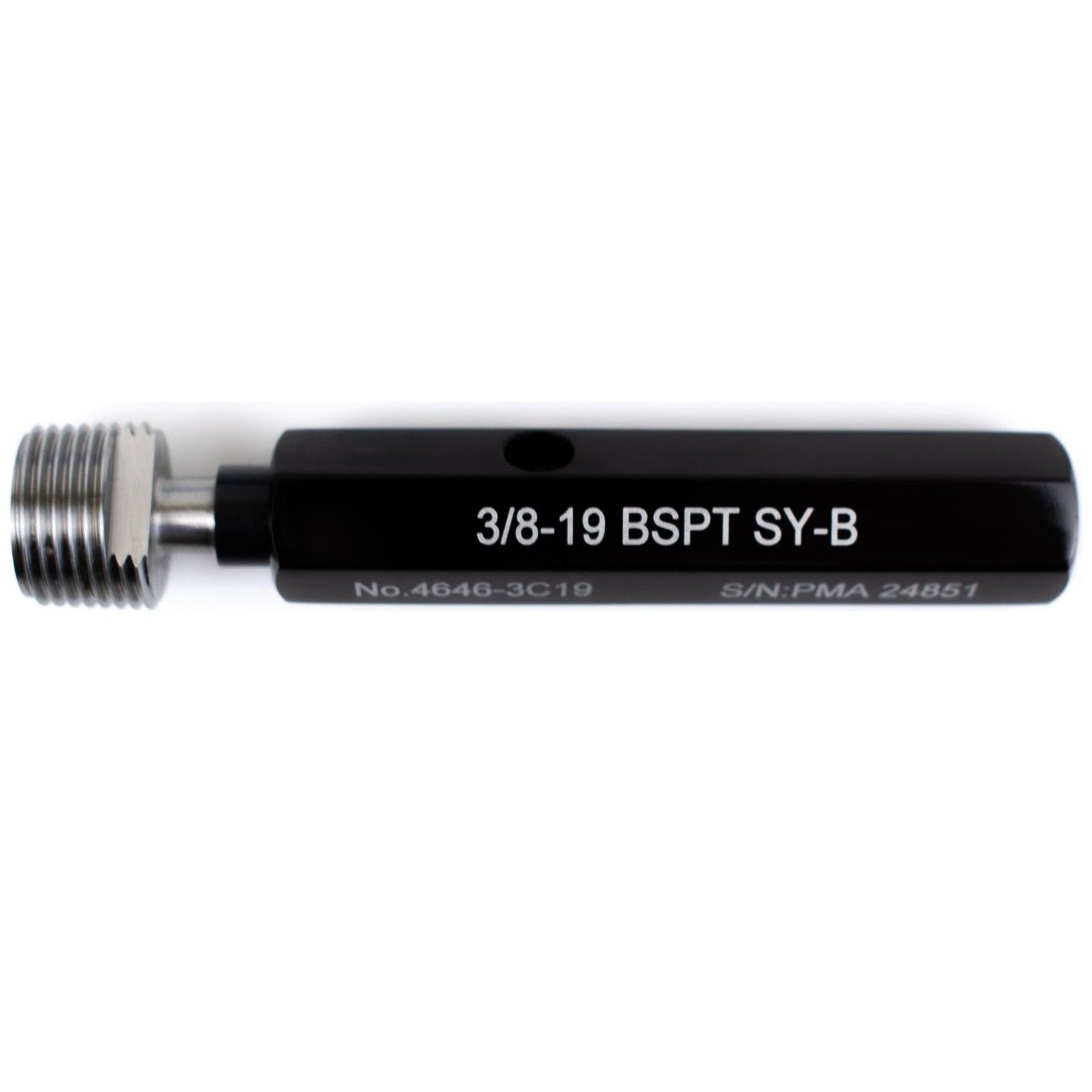 Insize Thread Plug Gauge 3/8"-19 (BS21-1985) BPST Series - 4646-3C19