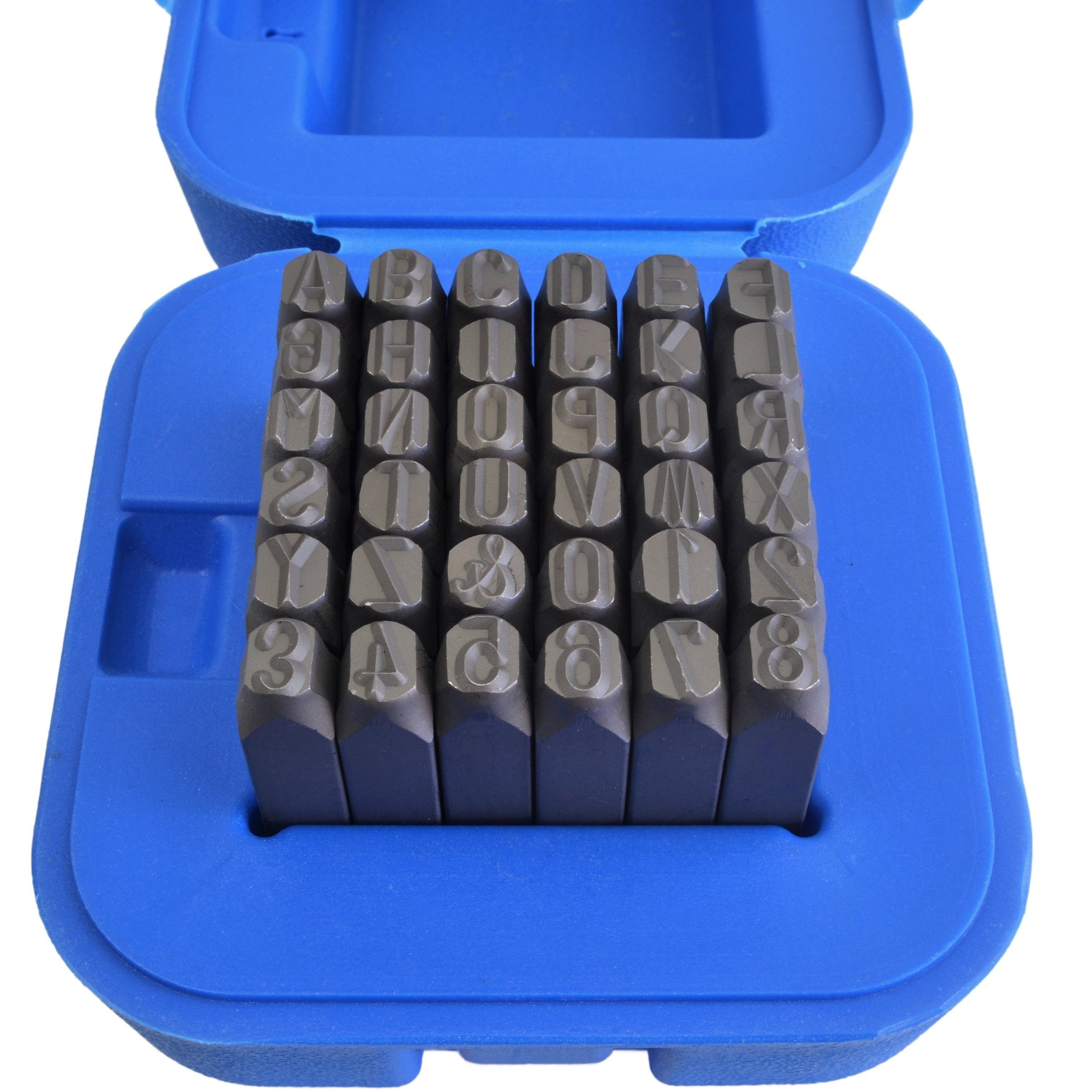 number letter stamp punches set steel tool 36pc kit 10mm A-Z 0-9