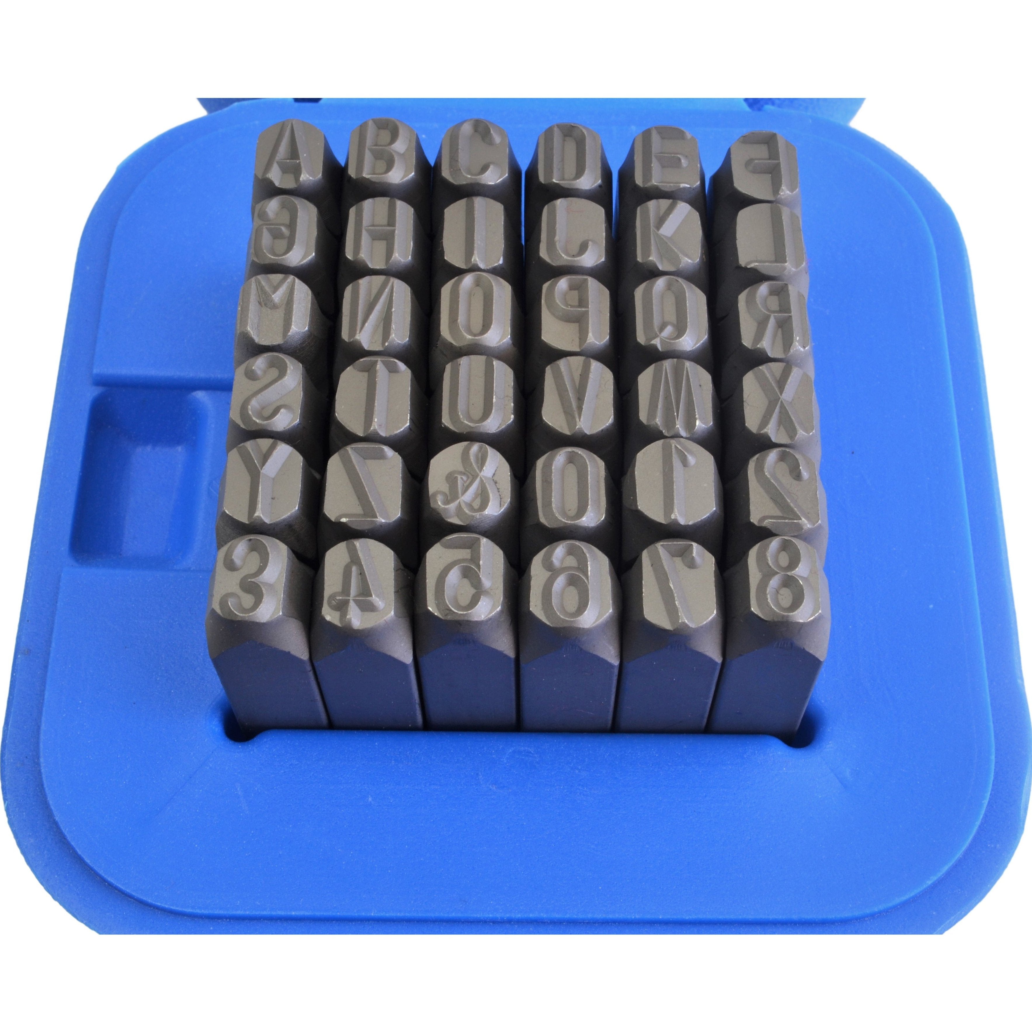 number letter stamp punches set steel tool 36pc kit 10mm A-Z 0-9