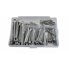 230 Piece Cotter Pin & 150 Piece Metric R Pin Clip Grab Kit Assortment