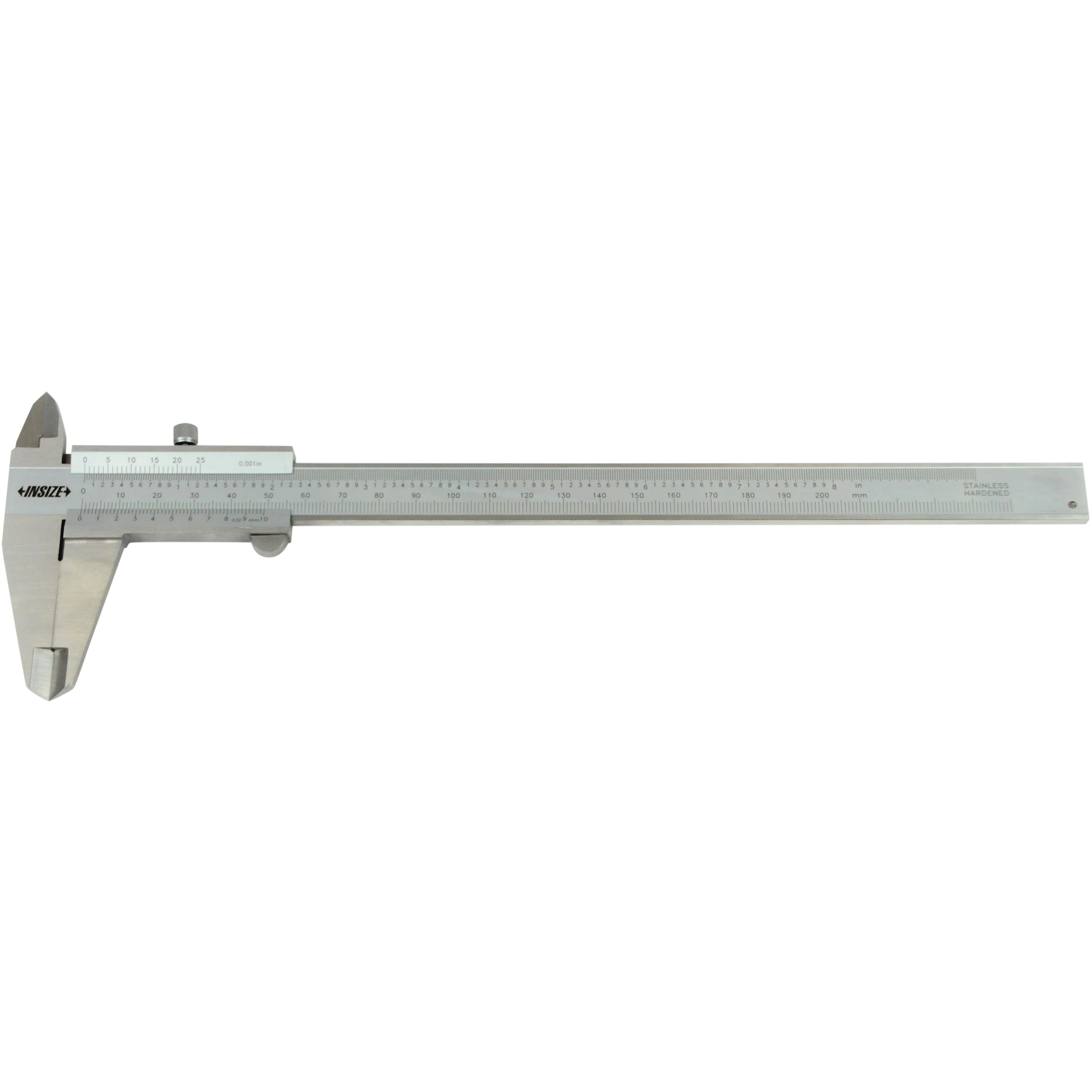 Insize Vernier Caliper 0-200mm/0-8" Range Series 1205-2002S