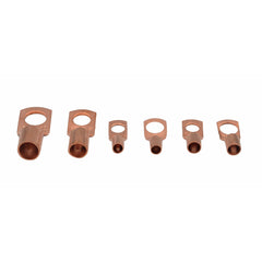 200 Piece Large Gauge Copper Lug Terminal Grab Kit Assortment