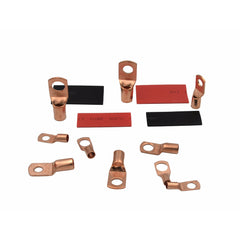 200 Piece Large Gauge Copper Lug Terminal Grab Kit Assortment