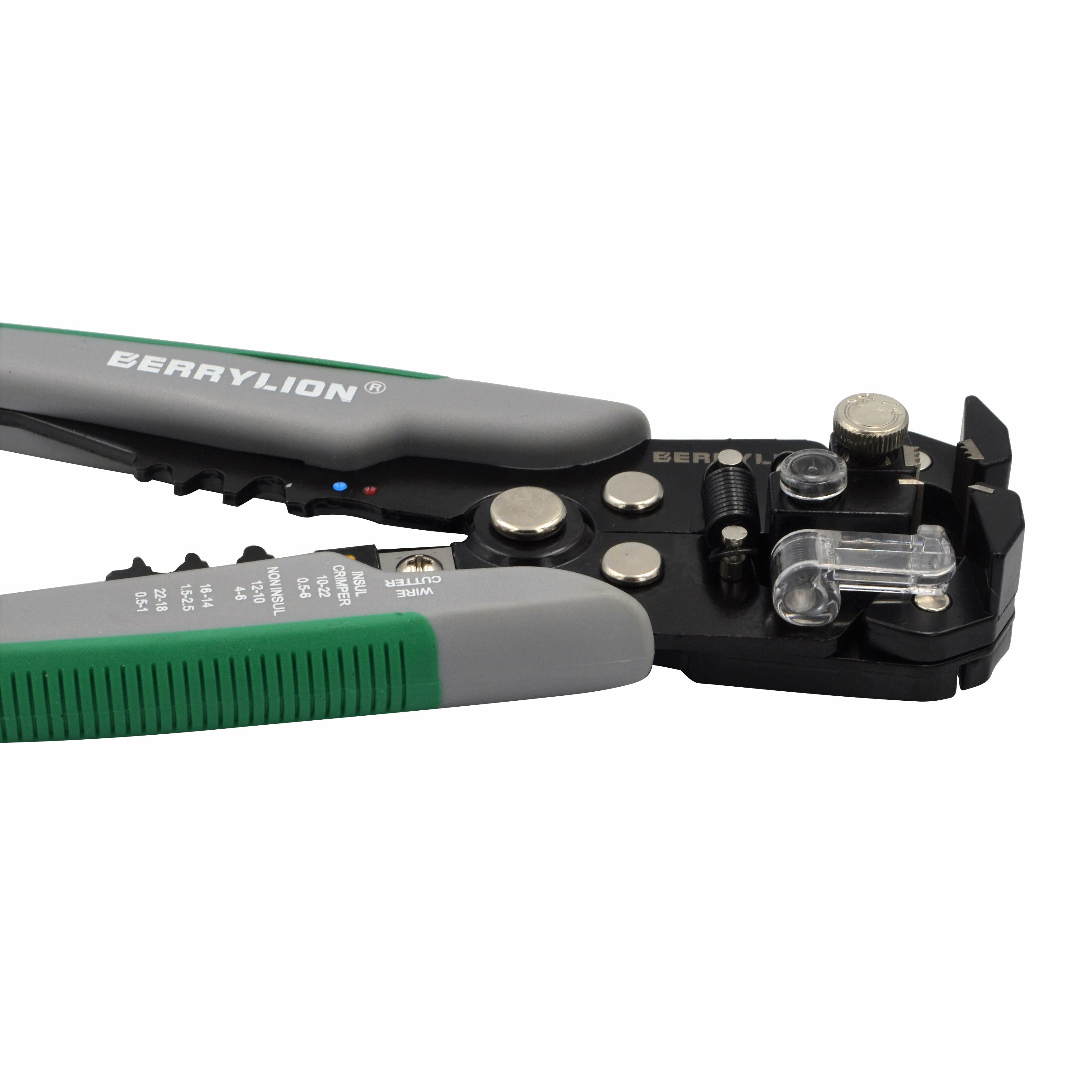 Berrylion Self-Adjusting Wire and Cable Stripper and Crimping Tool