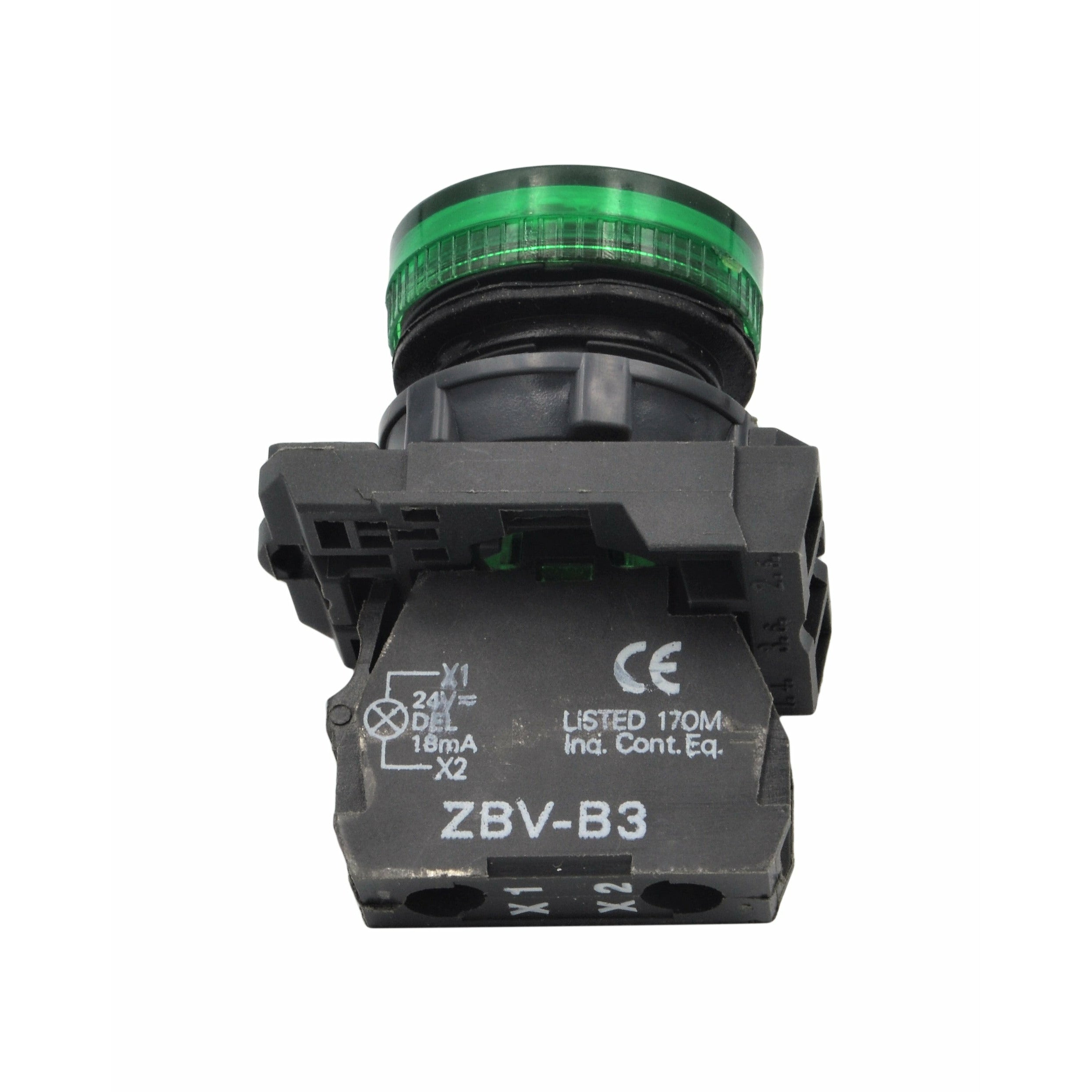 XB5AVB3 Generic Green LED Panel Mount Indicator