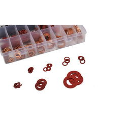 680 PCS Copper washers Nylon washers Red paper washers gasket kit