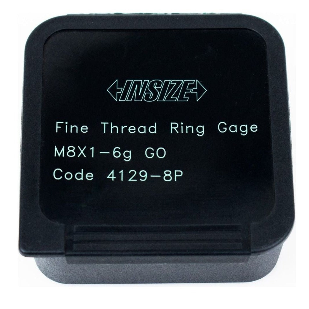 Insize GO Thread Ring Gauge M8X1.0 Series 4129-8P