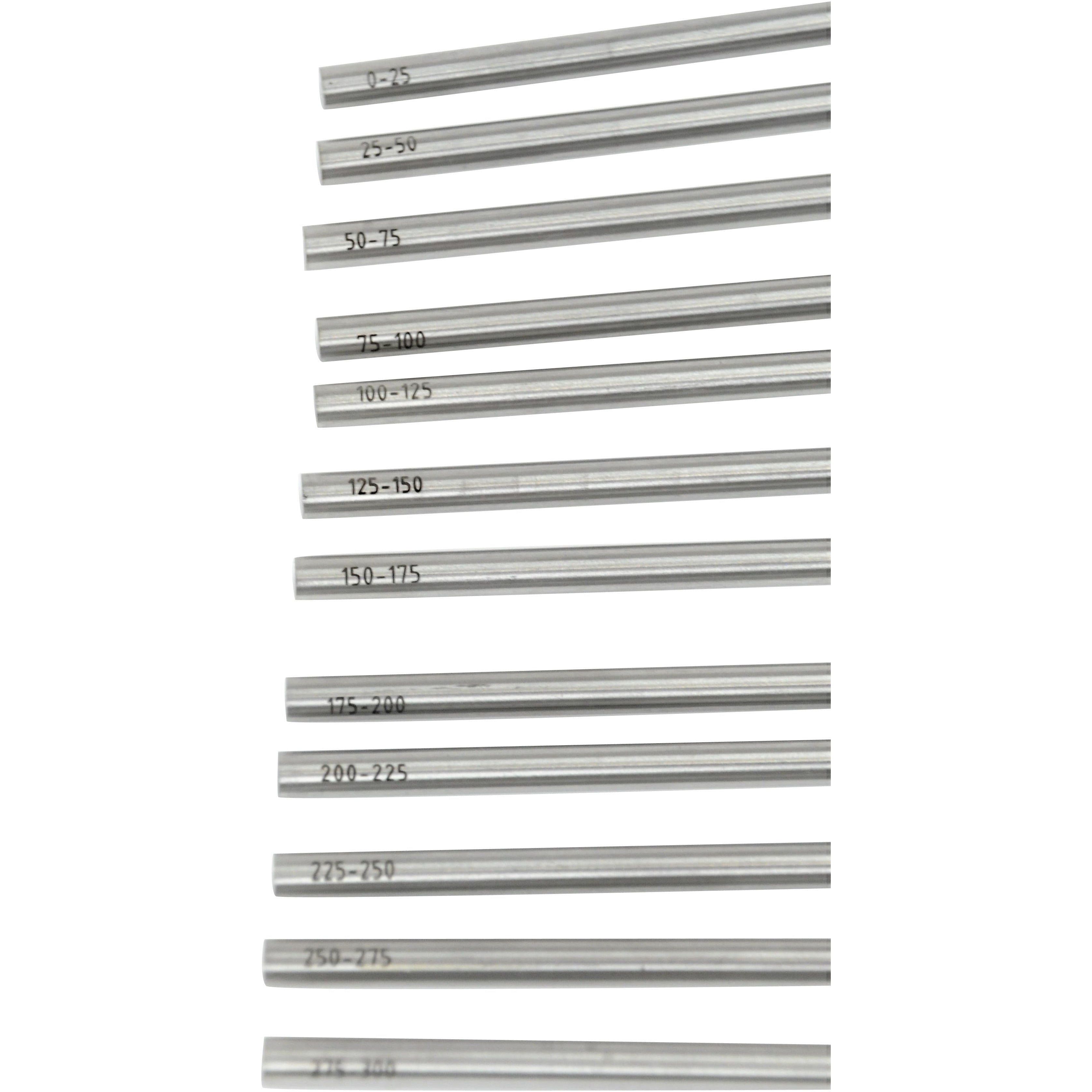 Insize 12pcs Metric Depth Micrometer 0-300mm Range Series 3241-300